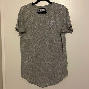 SikSilk Grey T-Shirt